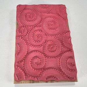 Hampton Art Rubber Stamp Swirl Background Mounted Ditto 2011